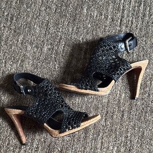DONALD J PLINER HIGH HEEL SANDALS